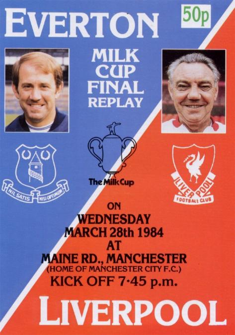 1984 LEAGUE CUP FINAL REPLAY - LIVERPOOL v EVERTON